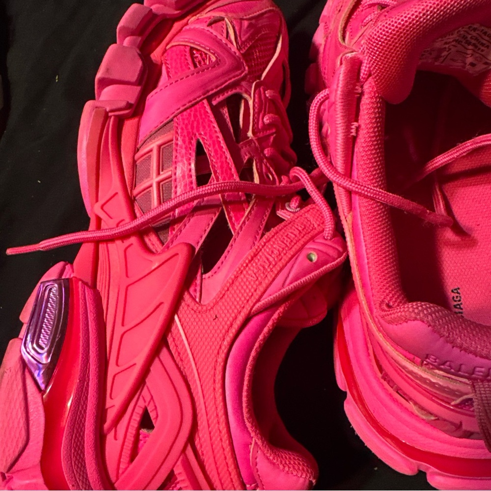 Balenciaga Pink Sneakers with Chunky Design